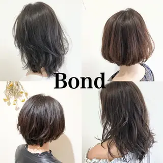 ミディアム カラー パーマ HIROKI ”博多 /ボブのヘアスタイル