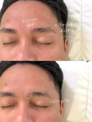 メンズ アイブロウ 吉祥寺kasumi 🌛eye/browのマツエク・マツパデザイン
