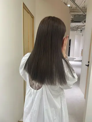 ロング 田中 樹奈のヘアスタイル