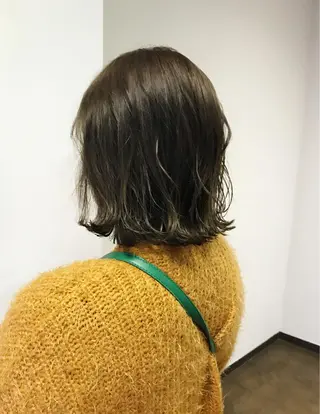 ミディアム 丹羽大喜 縮毛矯正/美髪矯正のヘアスタイル