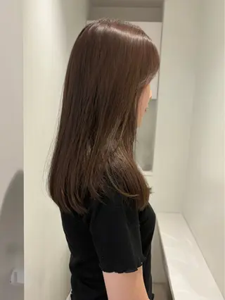 ミディアム カラー 透明感カラー🫧 nanohaのヘアスタイル