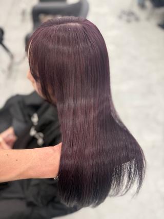ロング カラー ヘアアレンジ 🩶ブリーチなし/暖 色/渋谷/らいる🩶のヘアスタイル