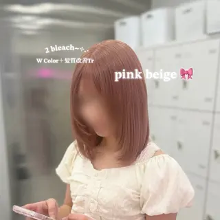 ミディアム カラー 🎀艶髪カラー/韓国 風レイヤー/りせ🌙のヘアスタイル