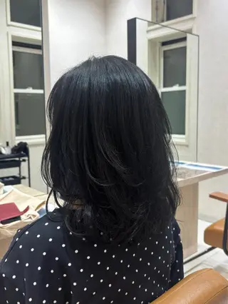 ミディアム ⭐️うる艶カラー 募集　まゆ⭐️のヘアスタイル
