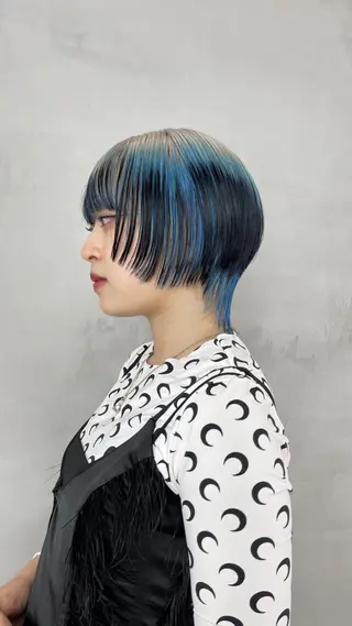 ショート 表参道/透明感カラー 韓国ヘア長田雄希のヘアスタイル