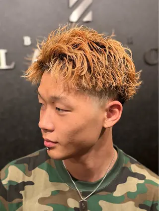 ショート パーマ メンズ メンズ特化 星野裕人のヘアスタイル