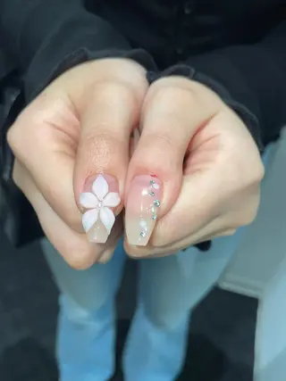 ネイル うの 韓国ﾈｲﾙ໒꒱⋆⭒˚のネイルデザイン