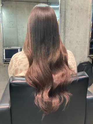 ロング カラー ✨最安値✨エクステ カラー🌼つきな🌼のヘアスタイル