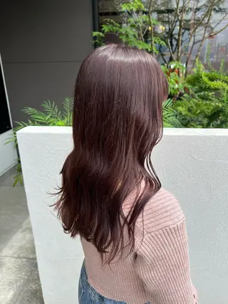 ロング カラー 水川 七海のヘアスタイル