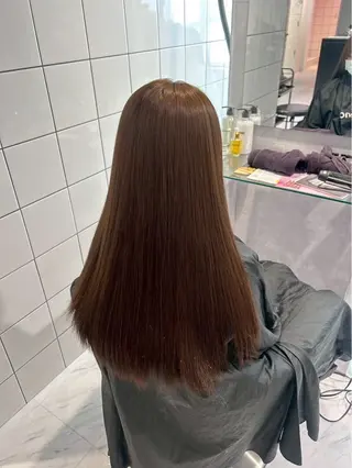 ロング カラー 🍀透明感ブラウン sakura🍀のヘアスタイル