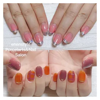 ミディアム ネイル 🐾enen style 🐾のネイルデザイン