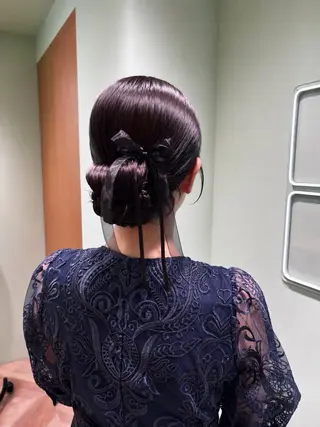 ヘアアレンジ 横浜🇰🇷韓国ヘア 垢抜け艶カラーヘアメのヘアスタイル