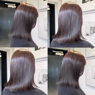 ミディアム カラー カジュアルを女っぽく 𝗮𝘆𝗮𝗰𝗼のヘアスタイル