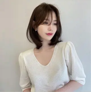 ミディアム 柳澤 興輝のヘアスタイル