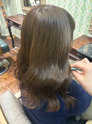 カラー なぎさ 🎀 / 透明感カラー/心斎橋のヘアスタイル