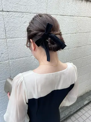 セミロング ヘアアレンジ コトミ【メンズ】 【曲がる縮毛矯正】のヘアスタイル