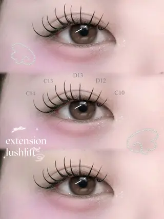 マツエク・マツパ 🩶LED&ダブル フラットRAN🪽のマツエク・マツパデザイン