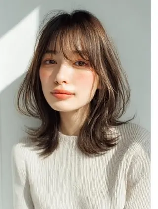 ミディアム 生艶髪&レイヤー🔔 渋谷お薦めNo.1✨のヘアスタイル