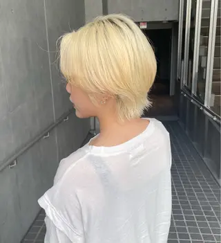 ショート 🌈メンズパーマ🌈 メンズカットアリサのヘアスタイル