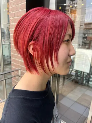 ミディアム カラー パーマ ヘアアレンジ メンズ キッズ ネイル マツエク・マツパ アイブロウ 久木原 ゆりのヘアスタイル