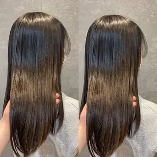 セミロング み うのヘアスタイル
