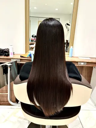 ロング パーマ keany錦糸町 ハセベユウのヘアスタイル