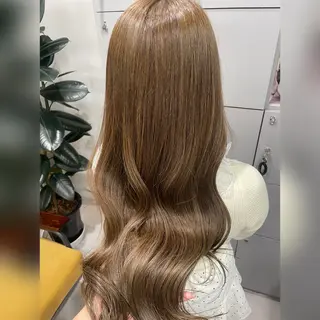 ロング カラー 艶髪/縮毛矯正美容師 🧸YUZU🤍のヘアスタイル