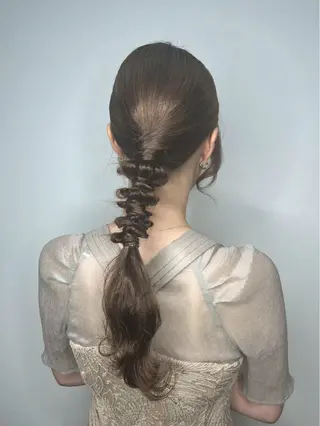 ヘアアレンジ 藤原 史江のヘアスタイル