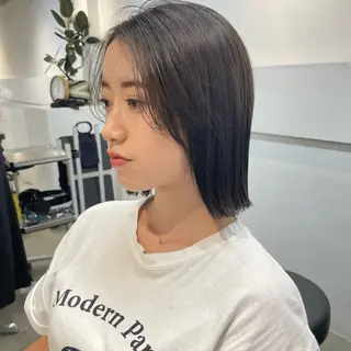 ミディアム カラー ショート〜ボブ✂︎ 武蔵小杉 南澤佑介のヘアスタイル