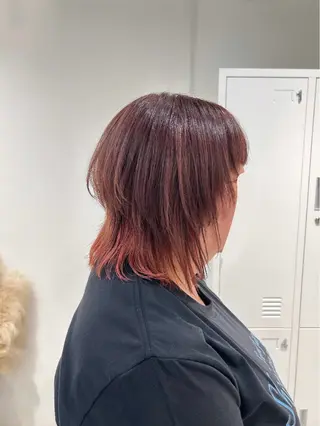 ミディアム カラー ヘアアレンジ 李奈🍒府中/ レイヤー透明感カラーのヘアスタイル