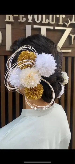 ヘアアレンジ 女性目線でつくる ボブ縮毛矯正のヘアスタイル