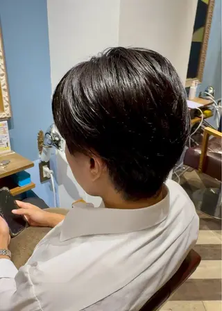ショート メンズ るな/echelle 【カットモデル募集】のヘアスタイル