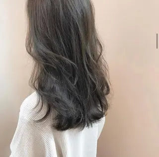 セミロング カラー HATSUMEI ゆうまのヘアスタイル
