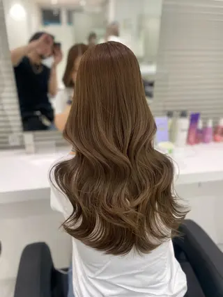 セミロング カラー 🌿透明感赤み消し Keishin🌿のヘアスタイル