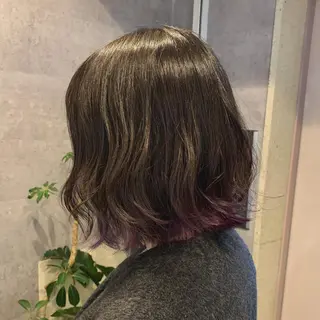 ミディアム カラー 今野 美栄のヘアスタイル