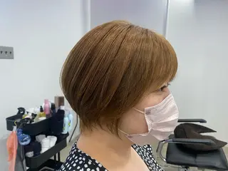 ショート カラー 【ウルフ/レイヤー/ 白髪ぼかし】タツヤのヘアスタイル