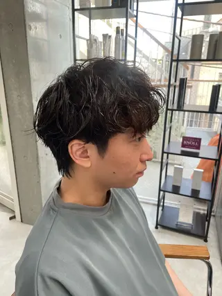 パーマ メンズ メンズモテパーマ💙 fuwaのヘアスタイル