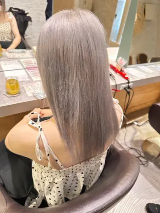 セミロング カラー ︎メンズカット✨セル ｢col大通り」🍀のヘアスタイル