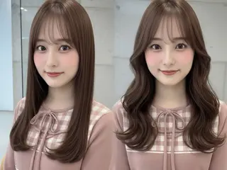 ロング 韓国風・透明感・艶髪 🩵Hanaka◝✩のヘアスタイル