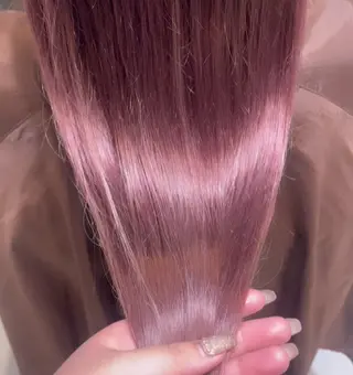 セミロング カラー 💞暖色カラー 💞risaのヘアスタイル