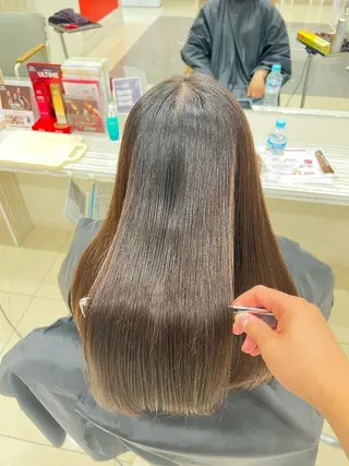 ロング カラー 白髪ぼかし/太白区 富沢/名取千葉達人のヘアスタイル
