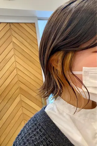 カラー 加藤 利奈のヘアスタイル