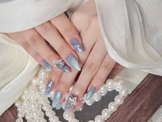 ネイル 🎀も ものネイルデザイン