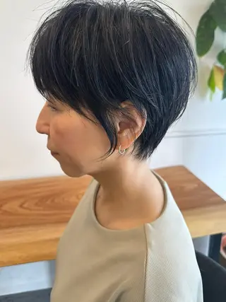 ショート 福本 可奈子のヘアスタイル