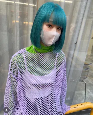 カラー 色落ちまで可愛い🧚 心斎橋hikaruのヘアスタイル