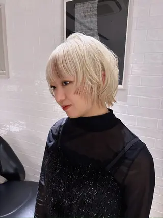 ショート 銀座/韓国レイヤー/ 艶カラー🍓原田侑依のヘアスタイル