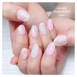 ミディアム ネイル 🐾enen style 🐾のネイルデザイン