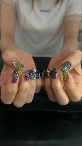 ネイル mira☼ 𐦍 ☼ nailのネイルデザイン