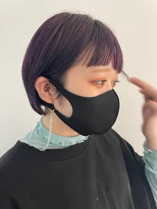 ショート カラー 大人ボブと似合 わせカラー/馬場 翼のヘアスタイル
