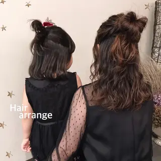 セミロング ヘアアレンジ 市川 千夏のヘアスタイル